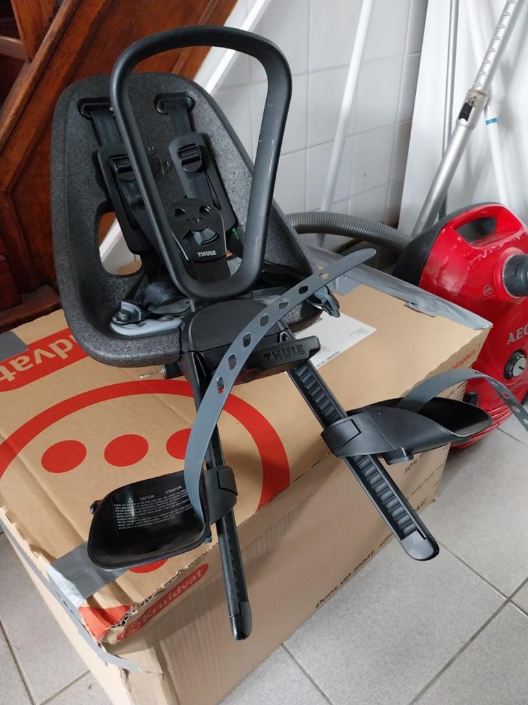 Fietsstoeltje vooraan Thule, Ophalen, Voetsteuntjes, Yepp (Thule), 0 t/m 18 kg