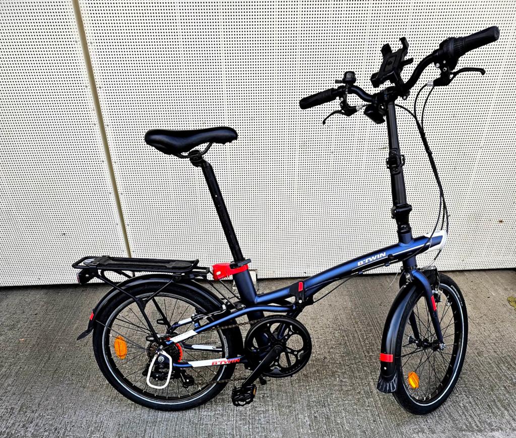 Btwin Tilt 500 Opvouwbare Fiets., Versnellingen, Zo goed als nieuw, Ophalen, Overige merken