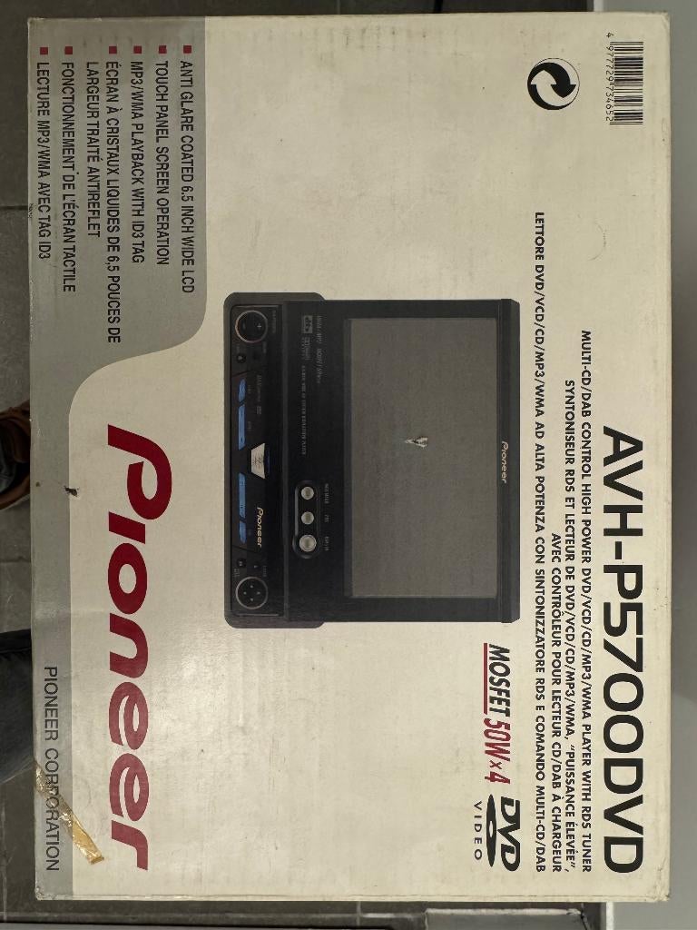 Pioneer AVH-P5700DVD, Ophalen, Nieuw