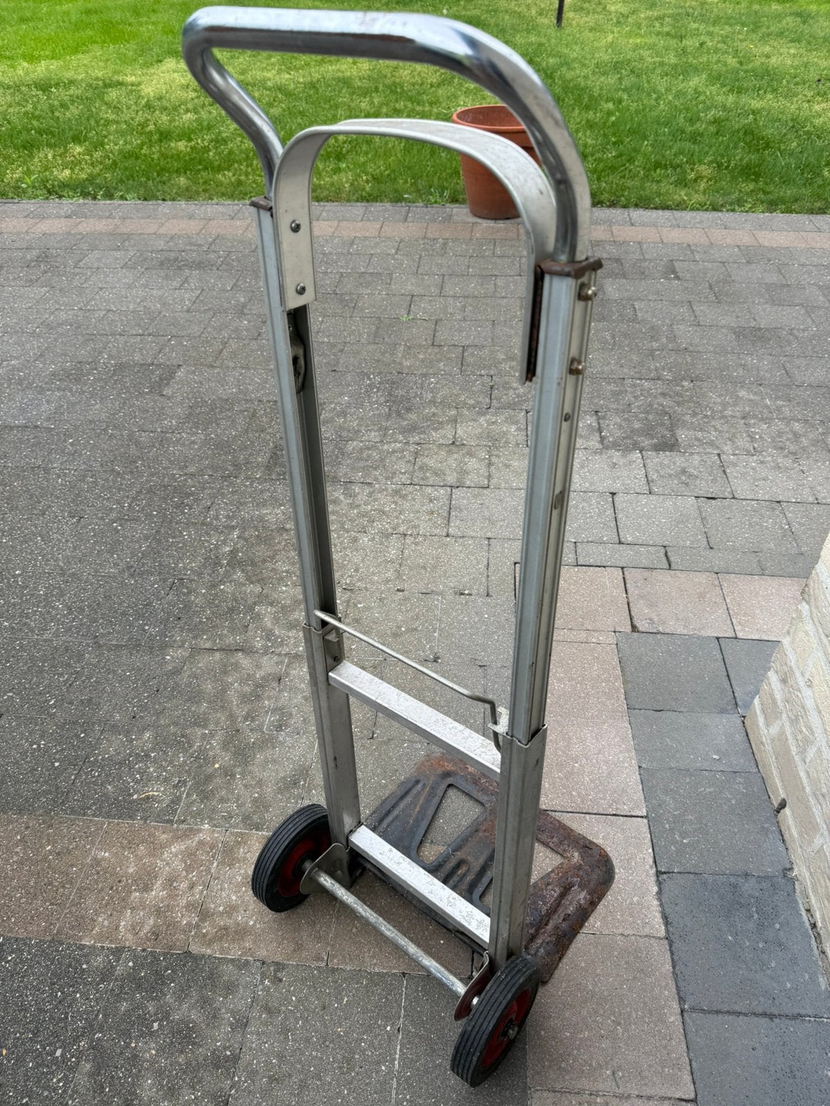 Opvouwbare steekwagen / transportkar, Bricolage & Construction, Chariots de transport, Enlèvement, Utilisé, Diable