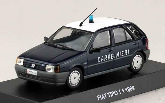 Fiat Tipo 1.1 - 1989 - Carabiniers -, Hobby & Loisirs créatifs, Voitures miniatures | 1:43, Envoi, Neuf, Voiture, Autres marques
