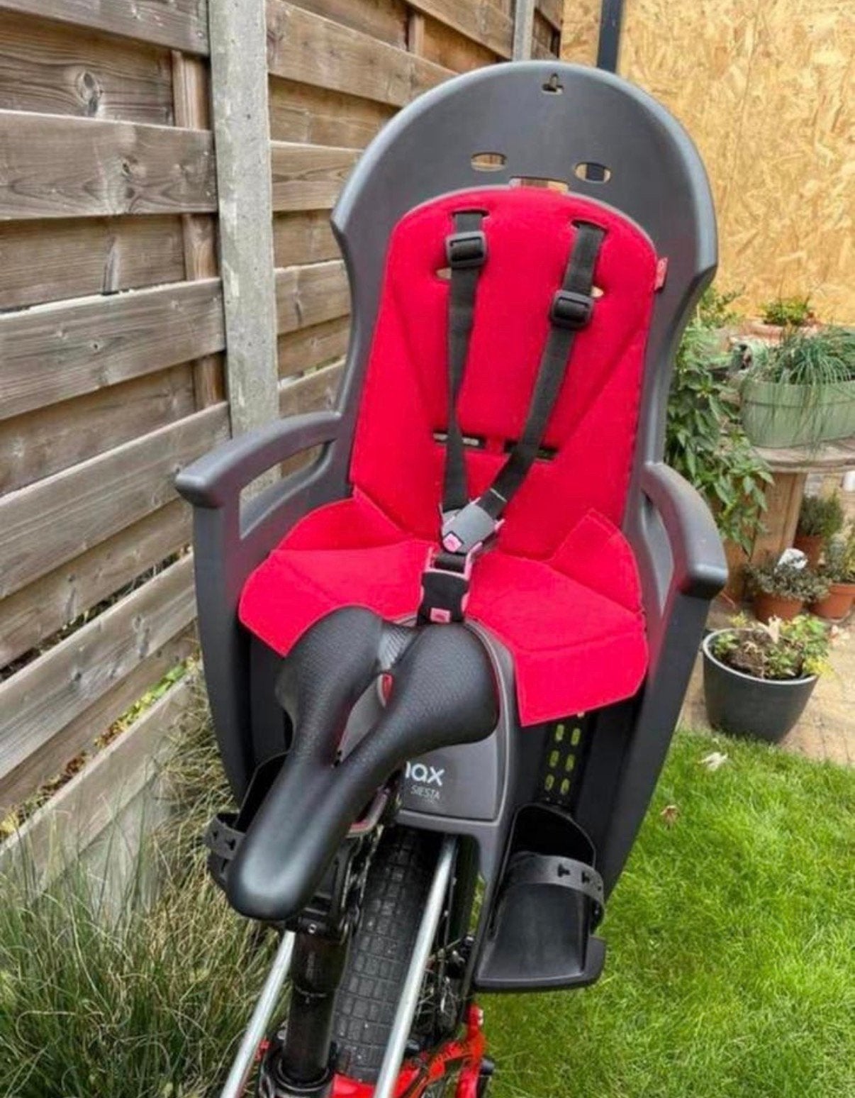 Fietsstoel Hamax Siesta, Enlèvement, Comme neuf, Siège arrière, Repose-pieds