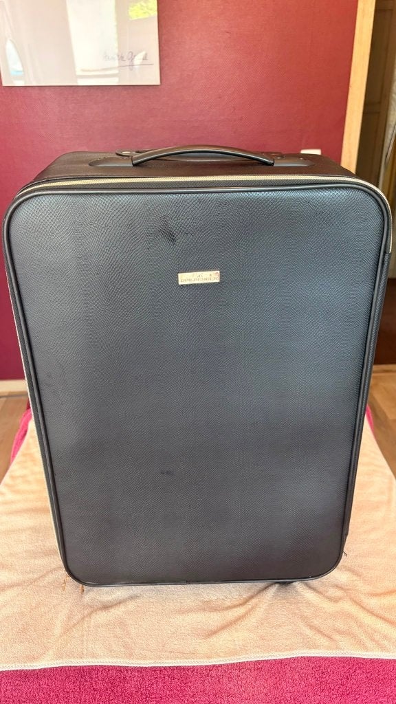 Valise cabine 4 roues noire, Enlèvement ou Envoi, Utilisé, Roulettes