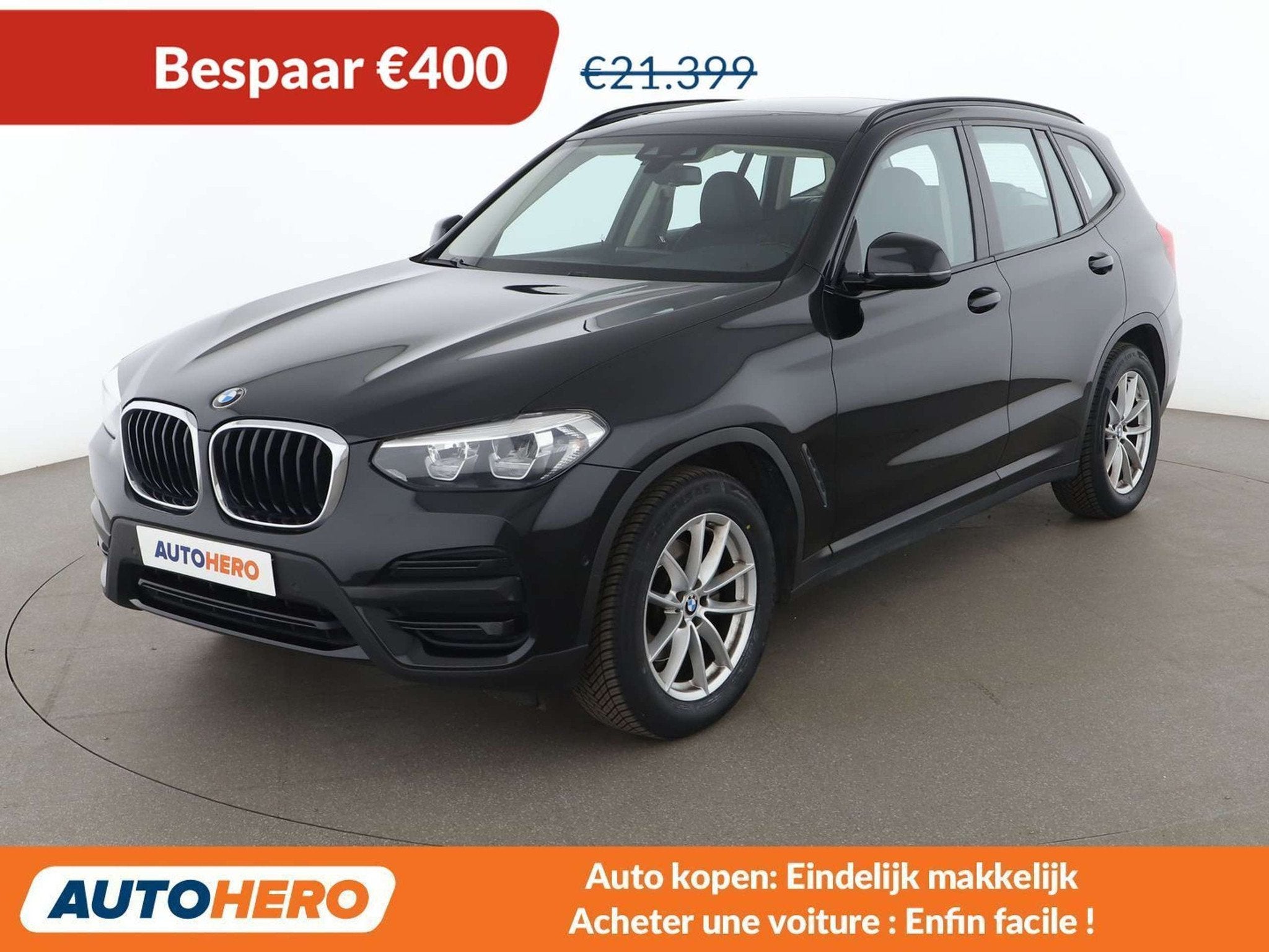 BMW X3 sDrive 18d Lounge (année de construction 2019), Autos, BMW, Achat, 164 g/km, Noir, X3