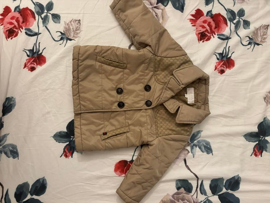 Gucci original baby jas, Kinderen en Baby's, Ophalen of Verzenden, Zo goed als nieuw, Jas