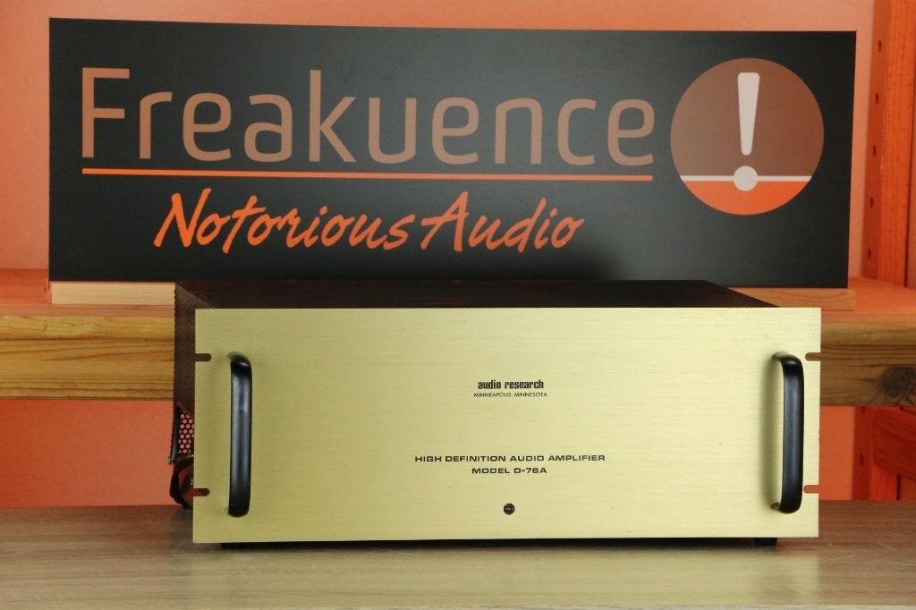 Audio Research D-76A / D 76 GeC 6550 NOS. Perfect service., TV, Hi-fi & Vidéo, Amplificateur à lampes, Enlèvement ou Envoi, Amplificateur