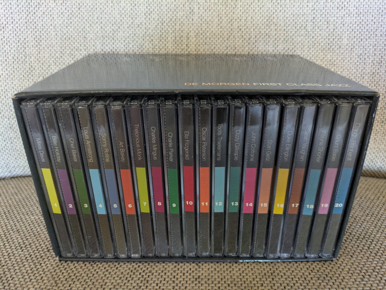 20 cd box De Morgen First Class Jazz, Ophalen of Verzenden