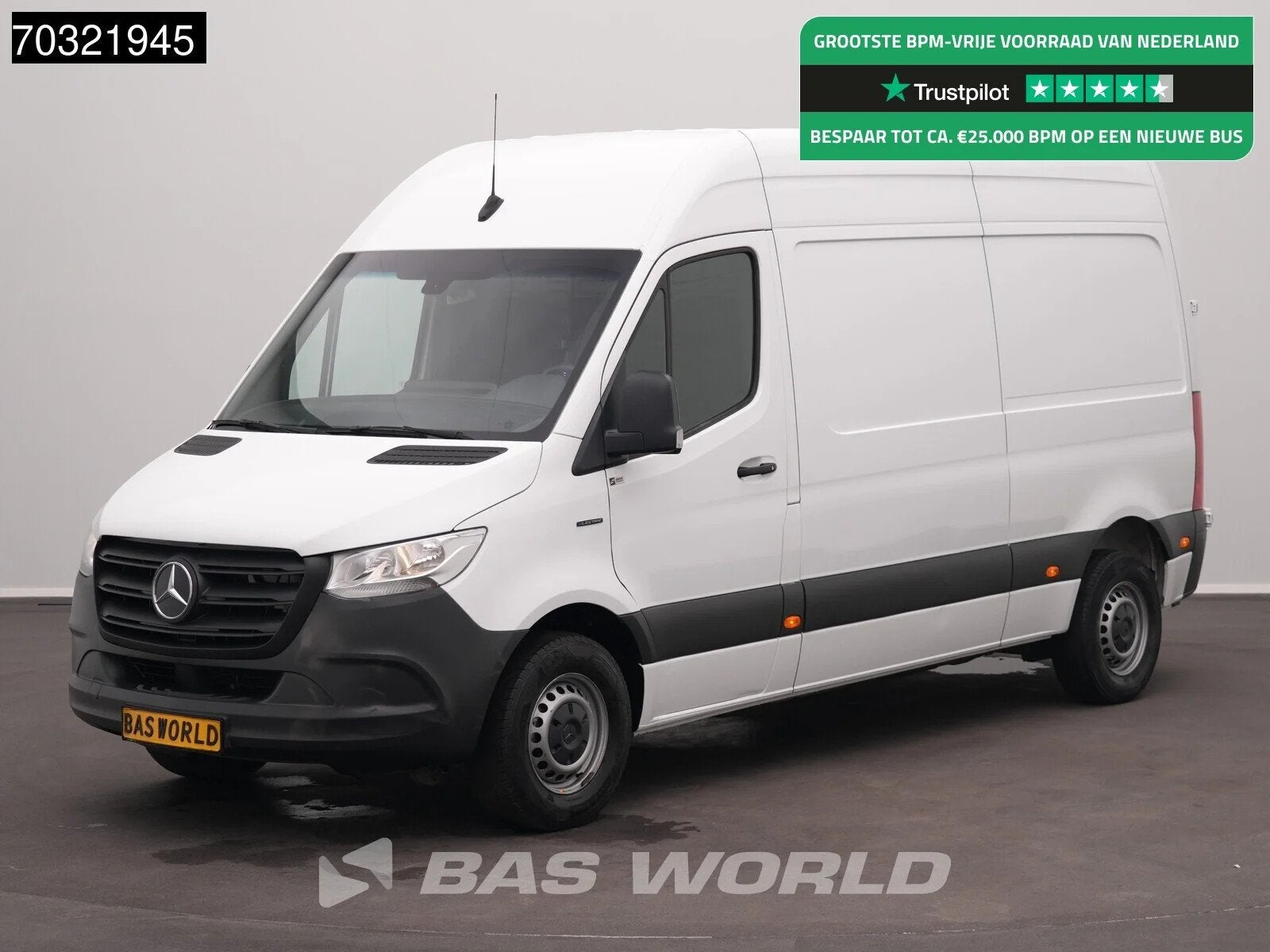 Mercedes eSprinter 312 112 L2H2 100% Elektrisch 55kWh 168km, Autos, Achat, 3 places, 116 ch, Mercedes-Benz
