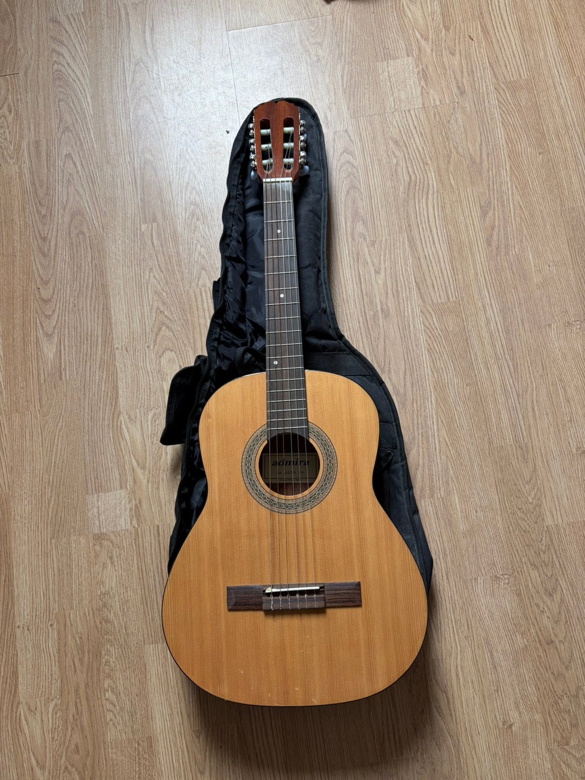 Guitare 3/4 Admira Alba, Enlèvement, Comme neuf, Guitare classique ou espagnole, Avec valise