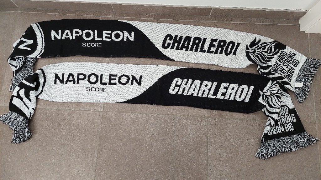 Sjaals Royal Charleroi Sporting Club, Collections, Enlèvement, Neuf, Fanion ou Écharpe