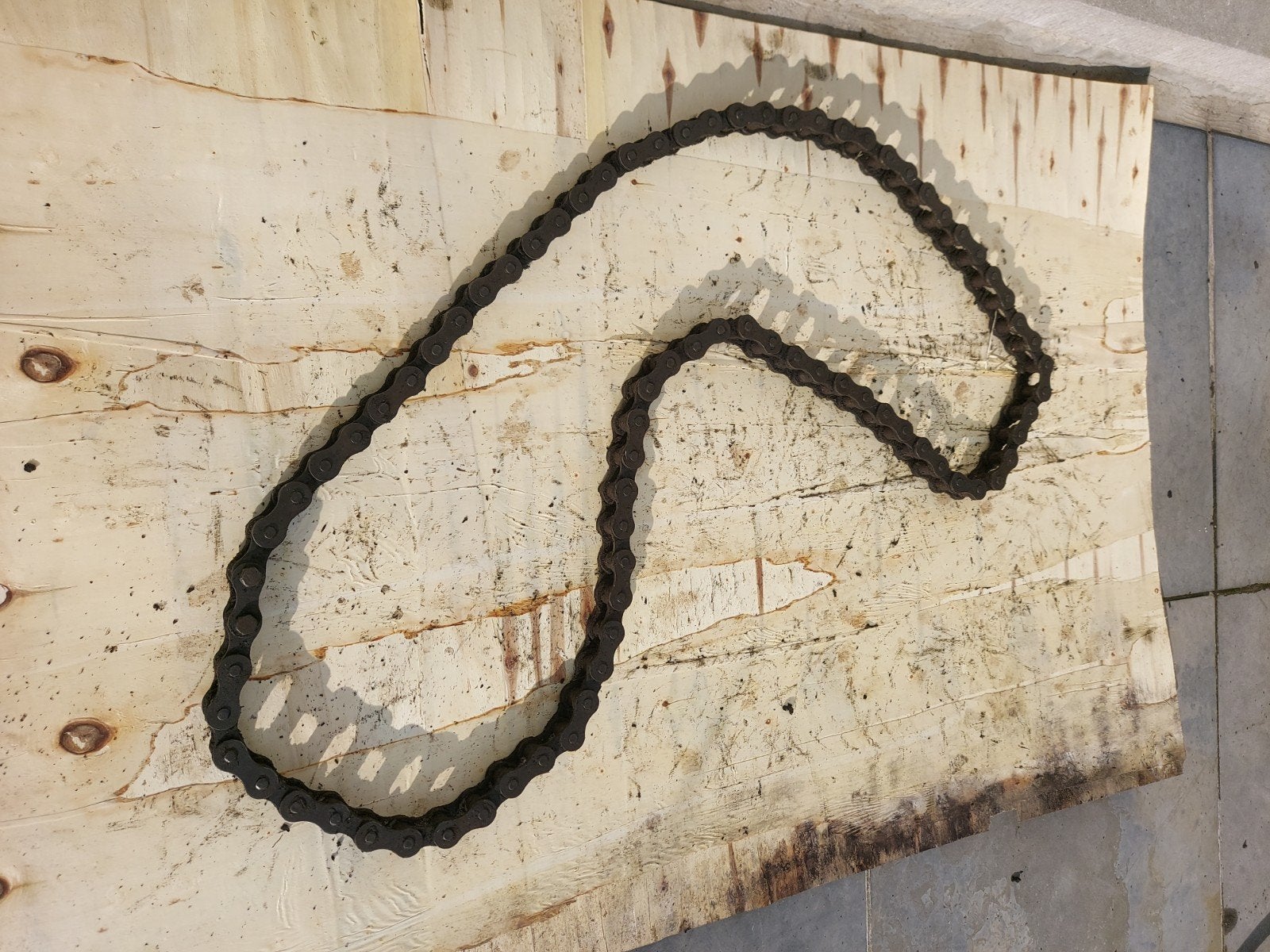 Ketting van mestwagen., Enlèvement ou Envoi, Autre, Transport