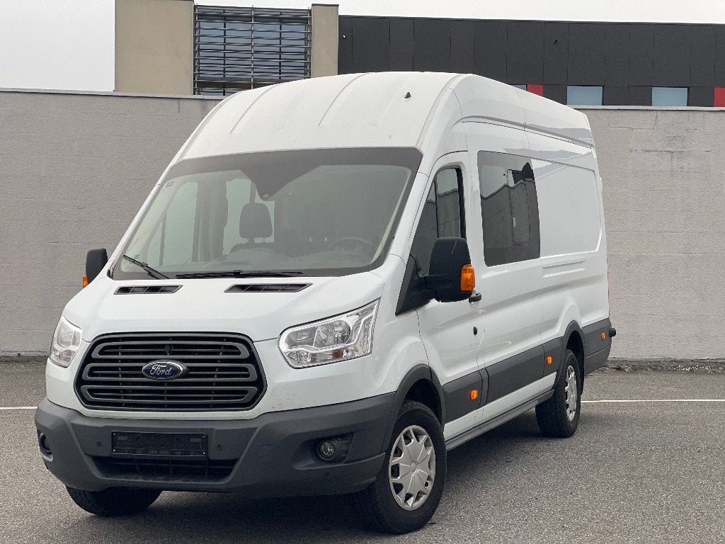 Ford Transit 2.0 TDCi 350 H3 L4 Dubbel Cabine 6pl. 21000+BTW, 4 deurs, Euro 6, 4 cilinders, 2800 kg