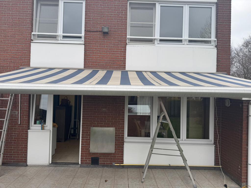 Zonnetent 5,7m, Tuin en Terras, Zonneschermen, Ophalen, Gebruikt