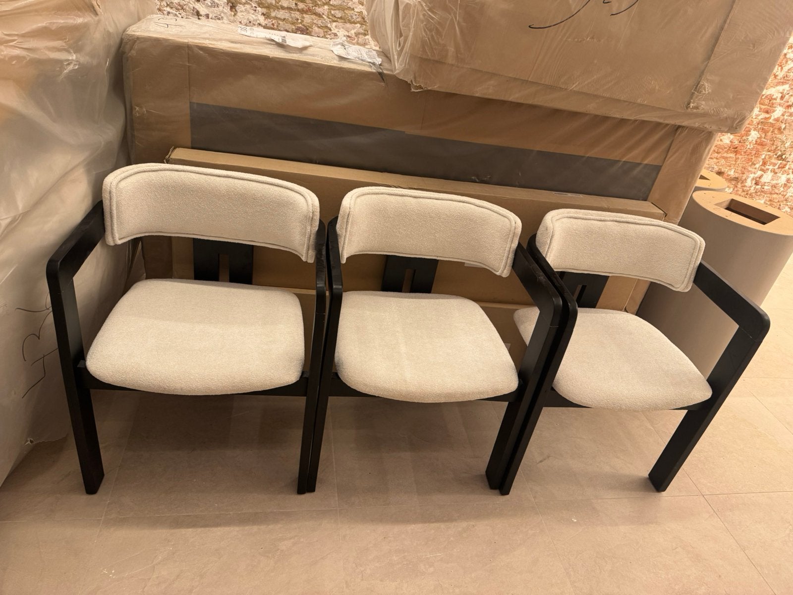 6 Eetkamerstoelen, Huis en Inrichting, Ophalen, Zo goed als nieuw, Overige materialen, Vijf, Zes of meer stoelen