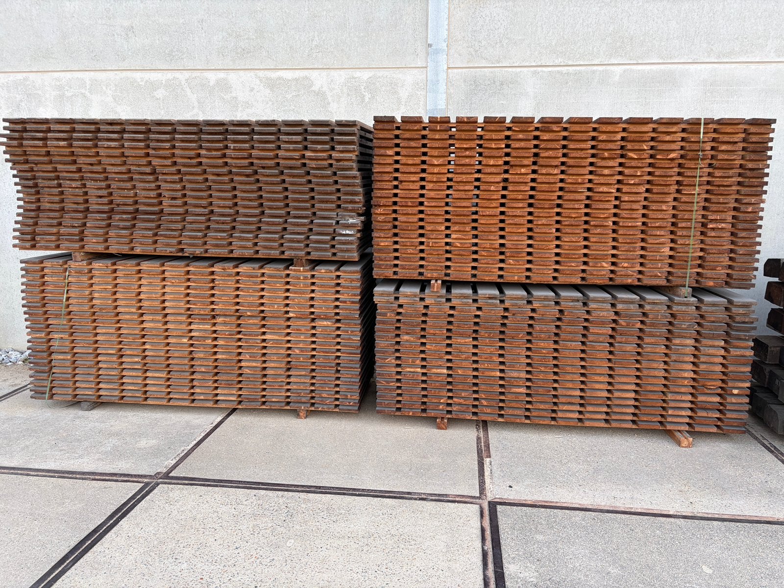 Étagères en bois pour rayonnages à palettes, Enlèvement, Comme neuf
