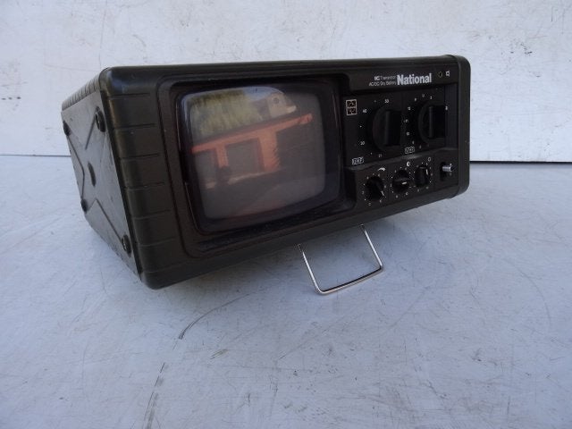 Vintage draagbare tv-radio: IC NATIONAL TR-525ES -1970's, Ophalen of Verzenden
