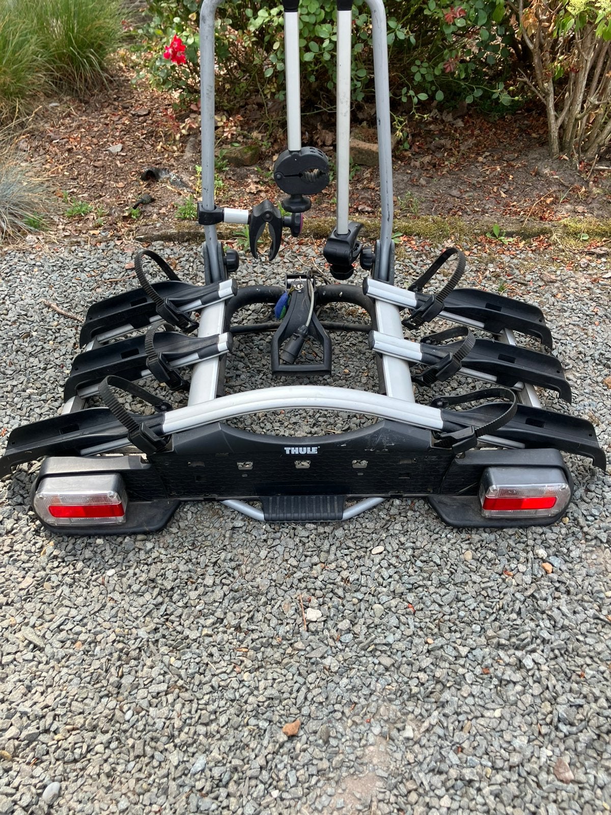 Te koop , thule fietsenrek, Ophalen, 3 fietsen of meer, Gebruikt, Brede banden