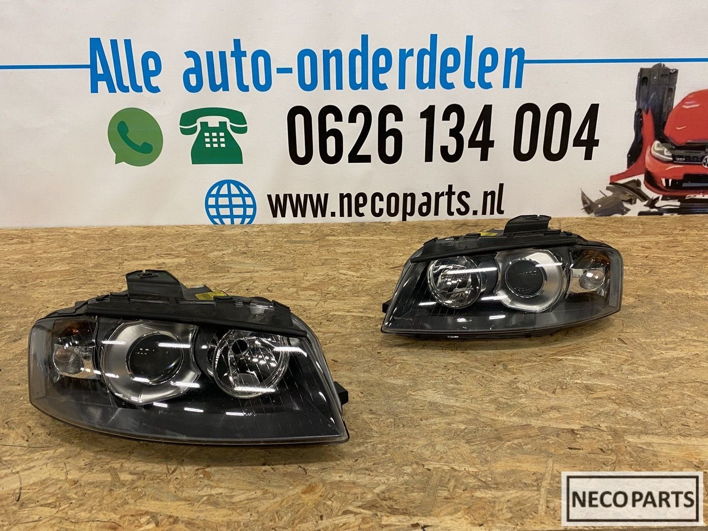 Audi A3 8P xenon koplamp compleet 2004-2008 origineel, Auto-onderdelen, -, -, -
