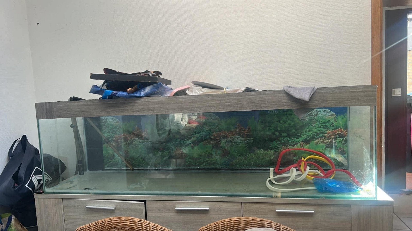 aquarium met pomp  2m, Enlèvement