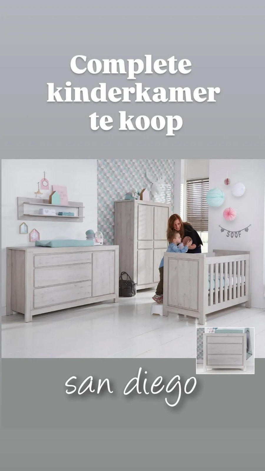 Complete kinderkamer te koop, Kinderen en Baby's, Kinderkamer | Complete kinderkamers, Ophalen