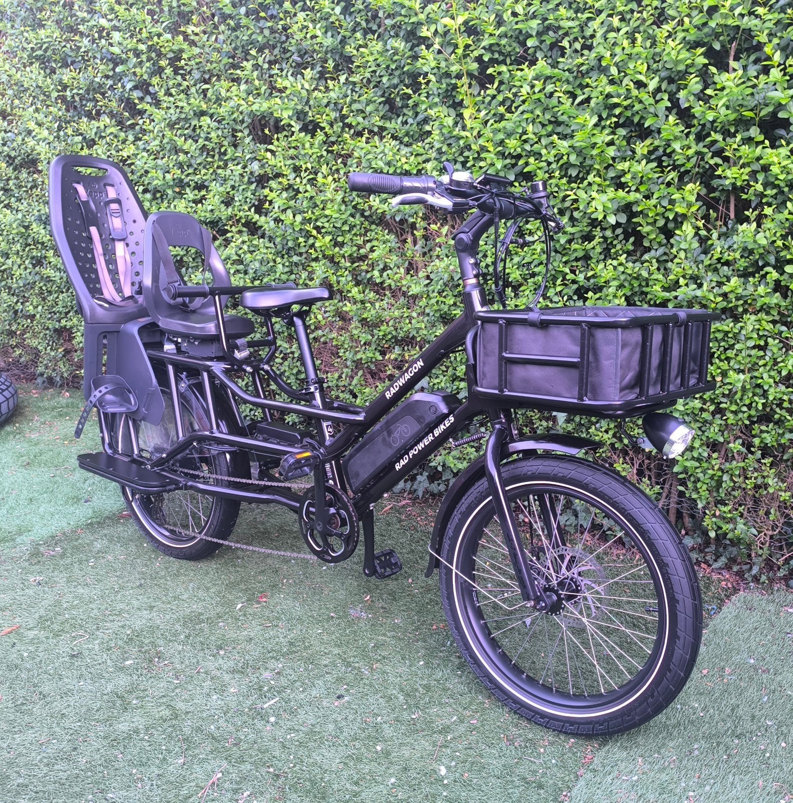 RadWagon 4 Electric Longtail/Cargo Bike (2023) – Top Staat, Vélos & Vélomoteurs, Autres marques, Comme neuf, Enlèvement, 2 enfants