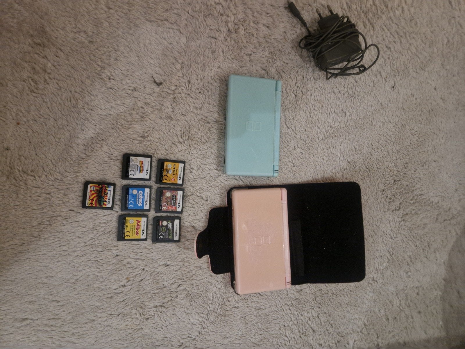 Nintendo Ds Lite , 7 Games, Ophalen, Blauw, DS Lite