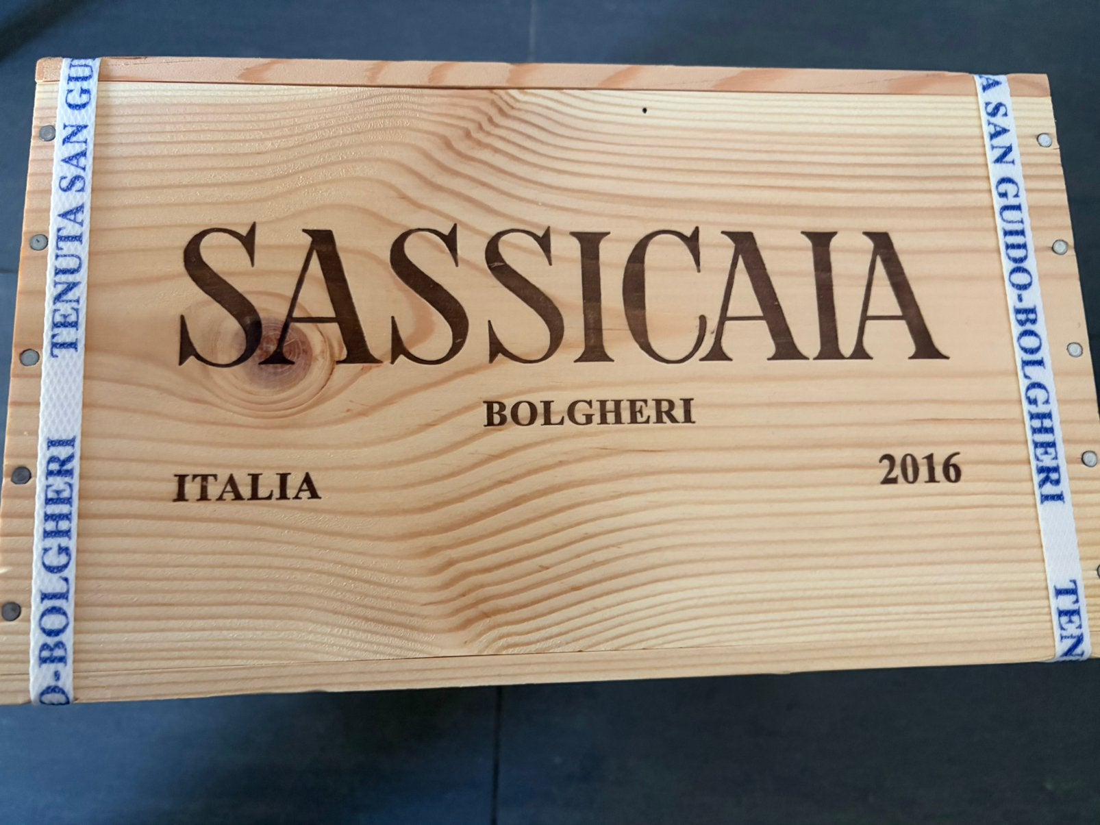 Sassicaia wijn 2016 / 6 flessen, Verzamelen, Ophalen, Nieuw