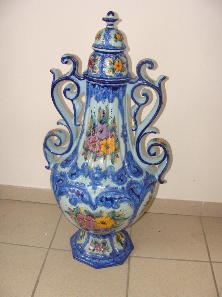 vaas met deksel, Antiek en Kunst, Ophalen of Verzenden