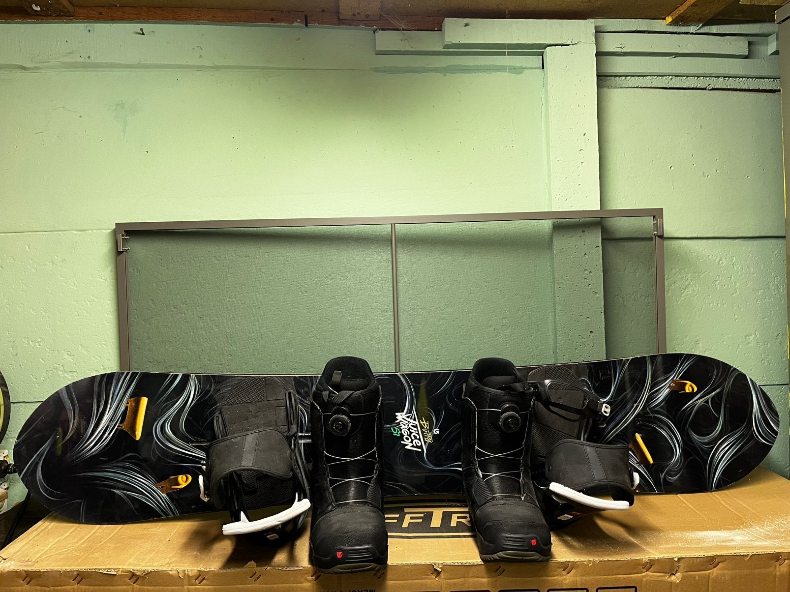 Snowboard+steunen+boots., Sports & Fitness, Enlèvement ou Envoi, Utilisé, Chaussures