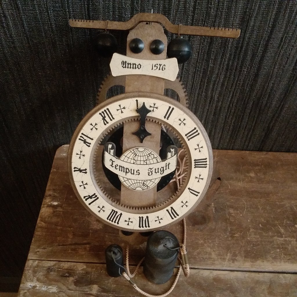 Réplique d'horloge suspendue vintage pour décoration, Envoi