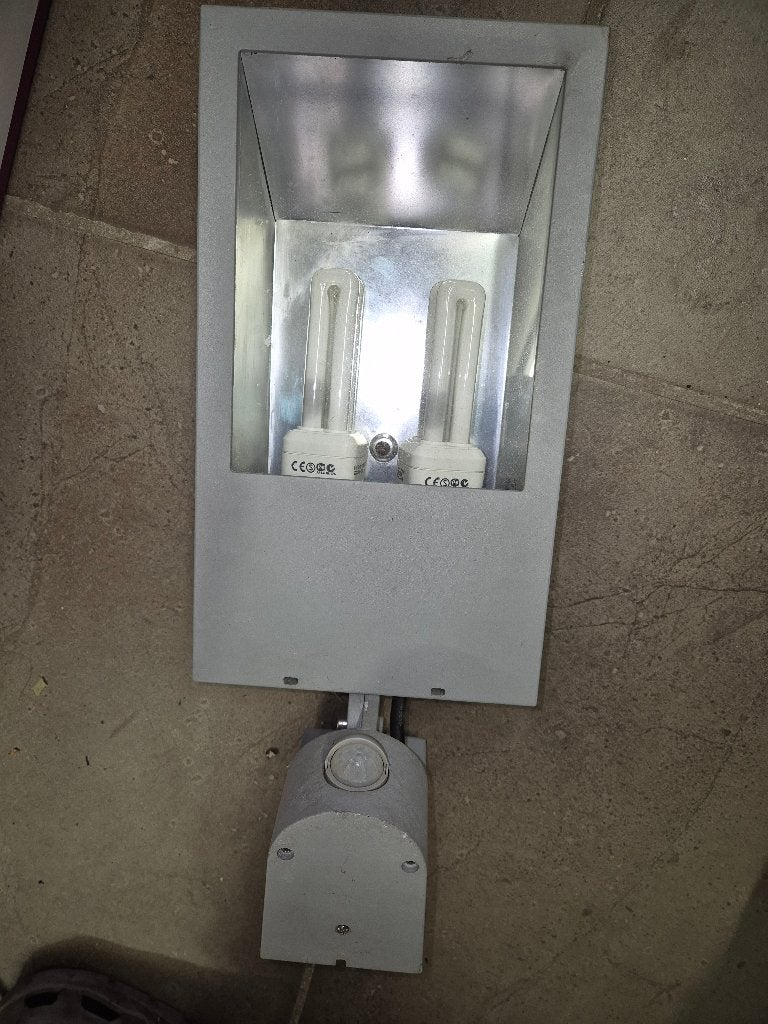 Lampe extérieure, Jardin & Terrasse, Éclairage extérieur, Inox, Détecteur de mouvement, Comme neuf, Enlèvement