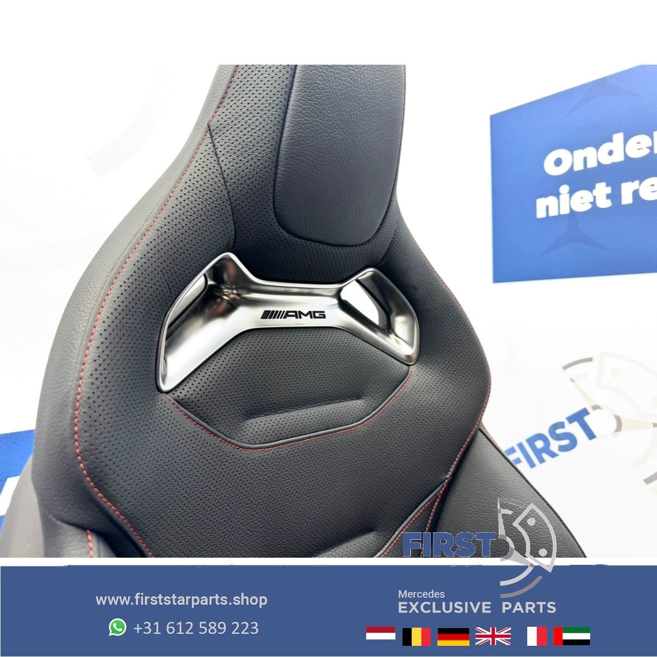 W206 S206 C63 AMG Recaro KUIP STOELEN SET C63s E PERFORMANCE, Utilisé, -, -, Enlèvement ou Envoi