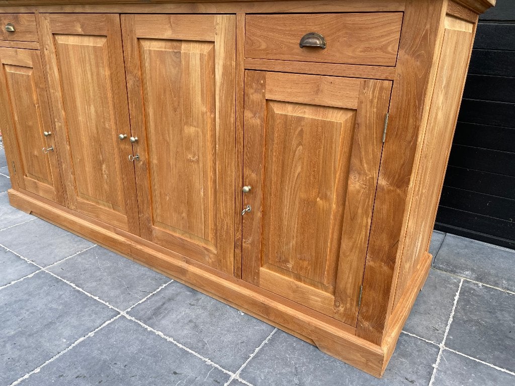 Teak dressoir, Huis en Inrichting, Kasten | Dressoirs, Zo goed als nieuw, Teakhout, Ophalen