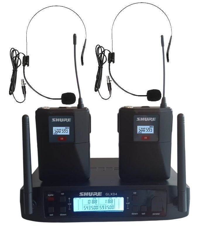 Nouveau Shure GLXD4 avec 2 micros pour casque, Musique & Instruments, Microphones, Neuf, Micro chant, Sans fil, Enlèvement ou Envoi