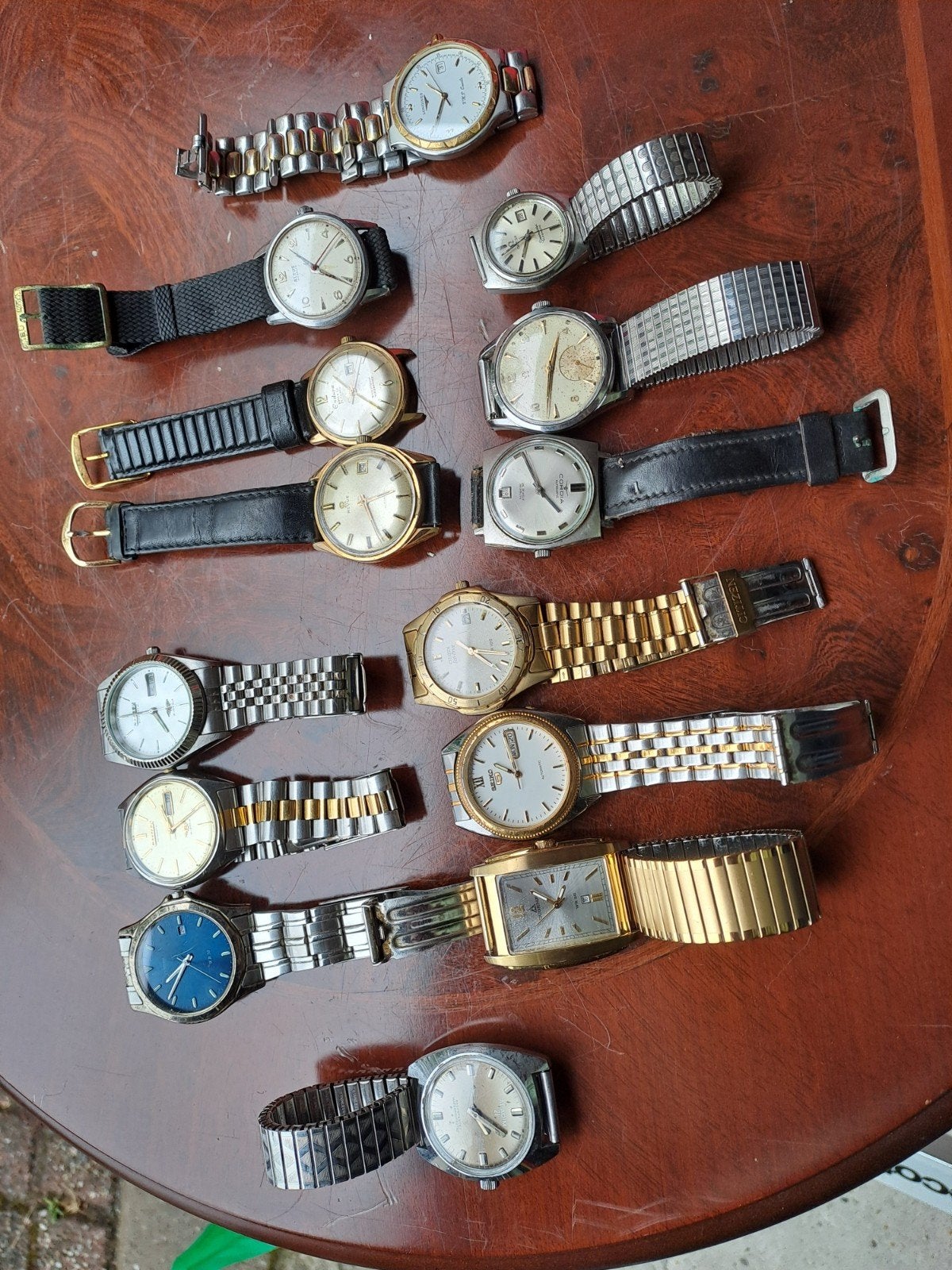 lot uurwerk 14stuks  te koop, Enlèvement, Citizen