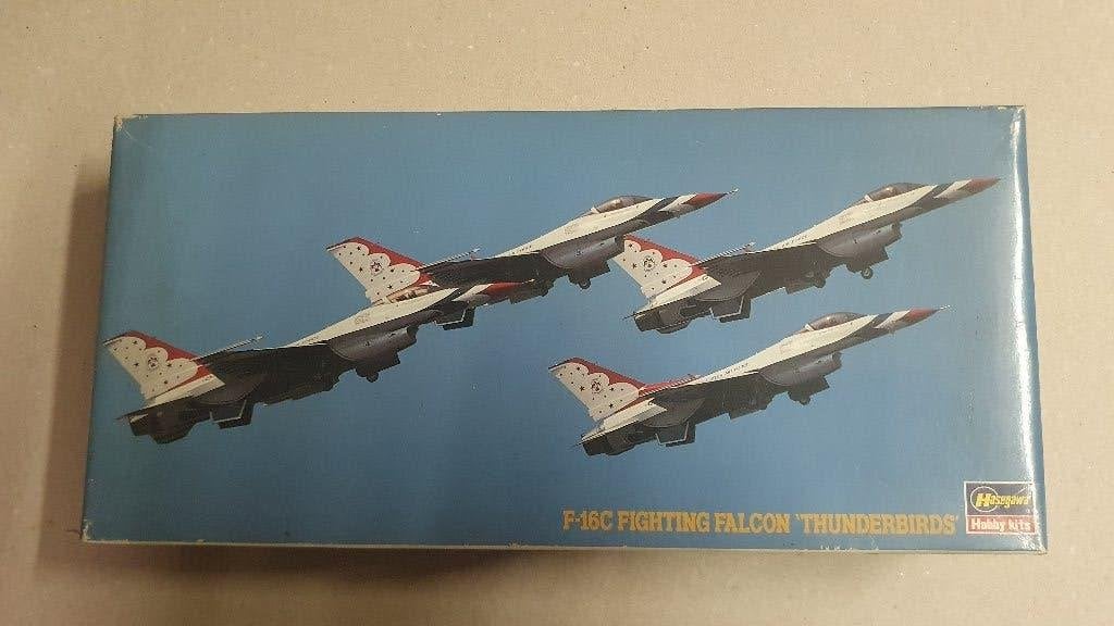 F-16C "Thunderbirds", Hobby & Loisirs créatifs, Hasegawa, Enlèvement ou Envoi, Comme neuf, 1:72 à 1:144