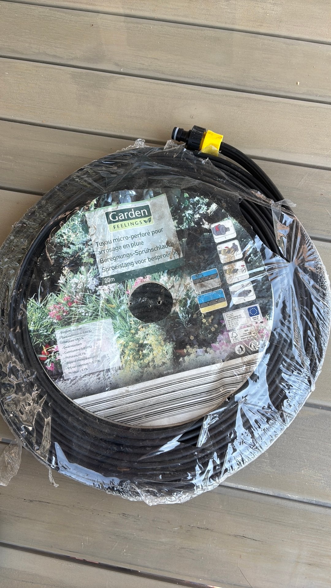 20 meter druppelslang nieuw in verpakking, Jardin & Terrasse, Systèmes d'égouttage, Enlèvement ou Envoi, Neuf