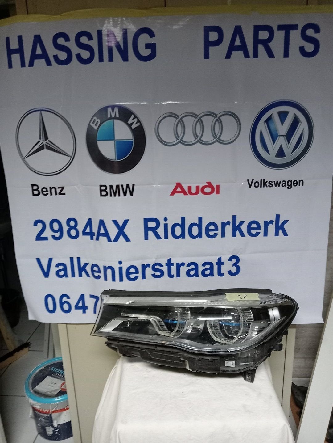 BMW 7 G11 G12 KOPLAMP 740870301, -, Utilisé, -, Enlèvement ou Envoi