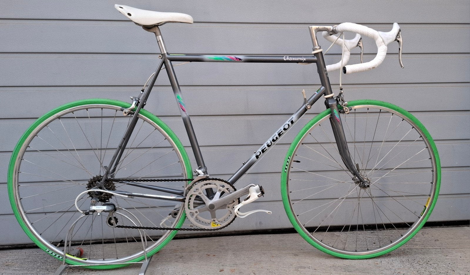 peugeot chamonix classic koersfiets, Fietsen en Brommers, Ophalen, Jaren '60 of nieuwer, Velgrem, 55 tot 59 cm