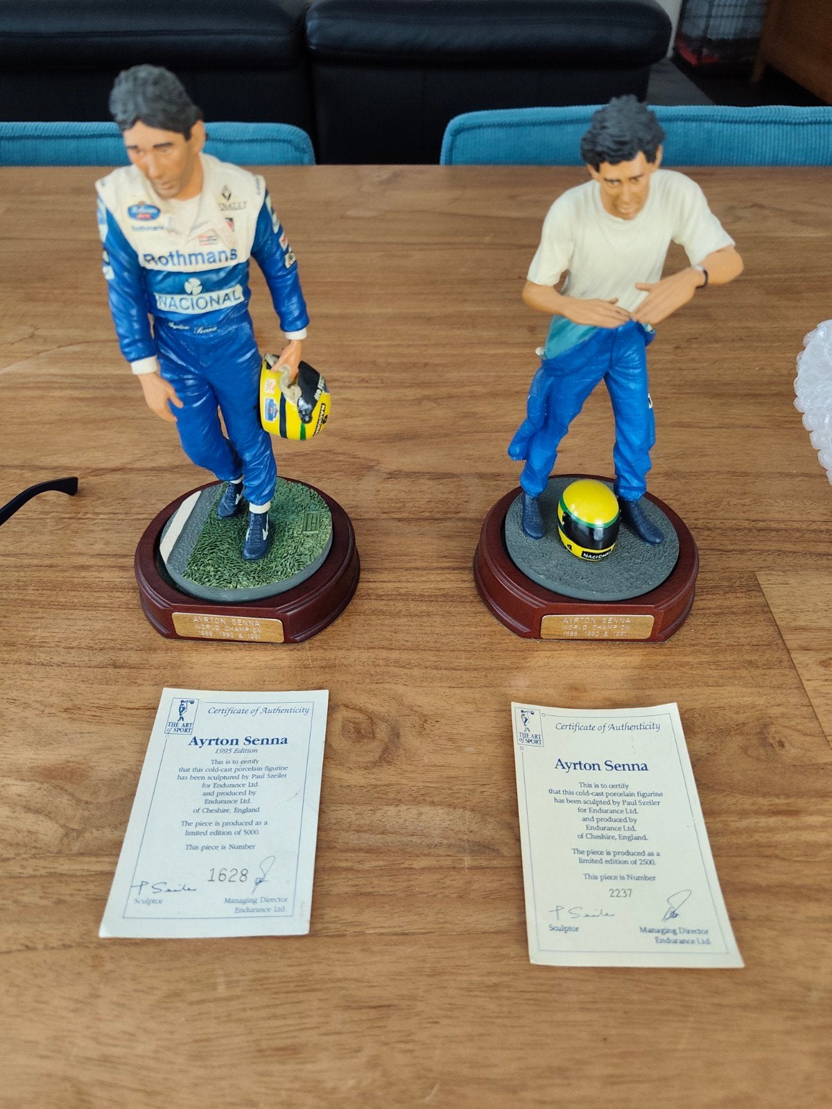 Senna beeldjes., Verzamelen, Ophalen of Verzenden, Gebruikt, Formule 1