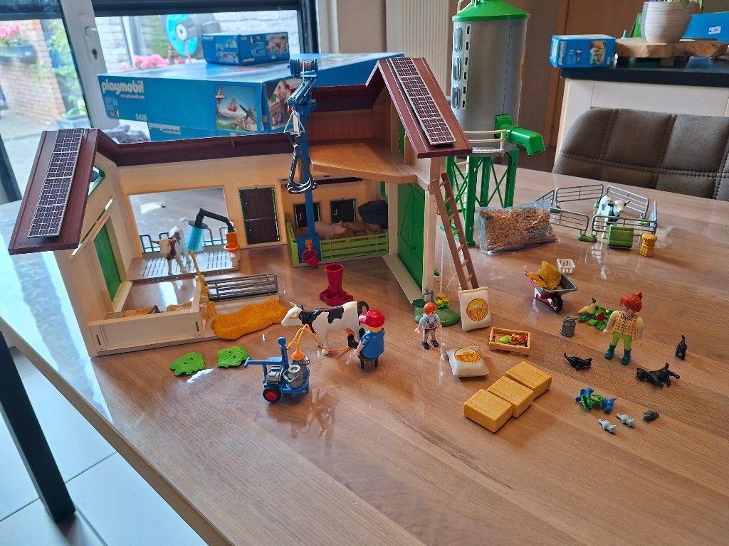 Playmobil boerderij, Utilisé, Autres types, Country, Kit complet