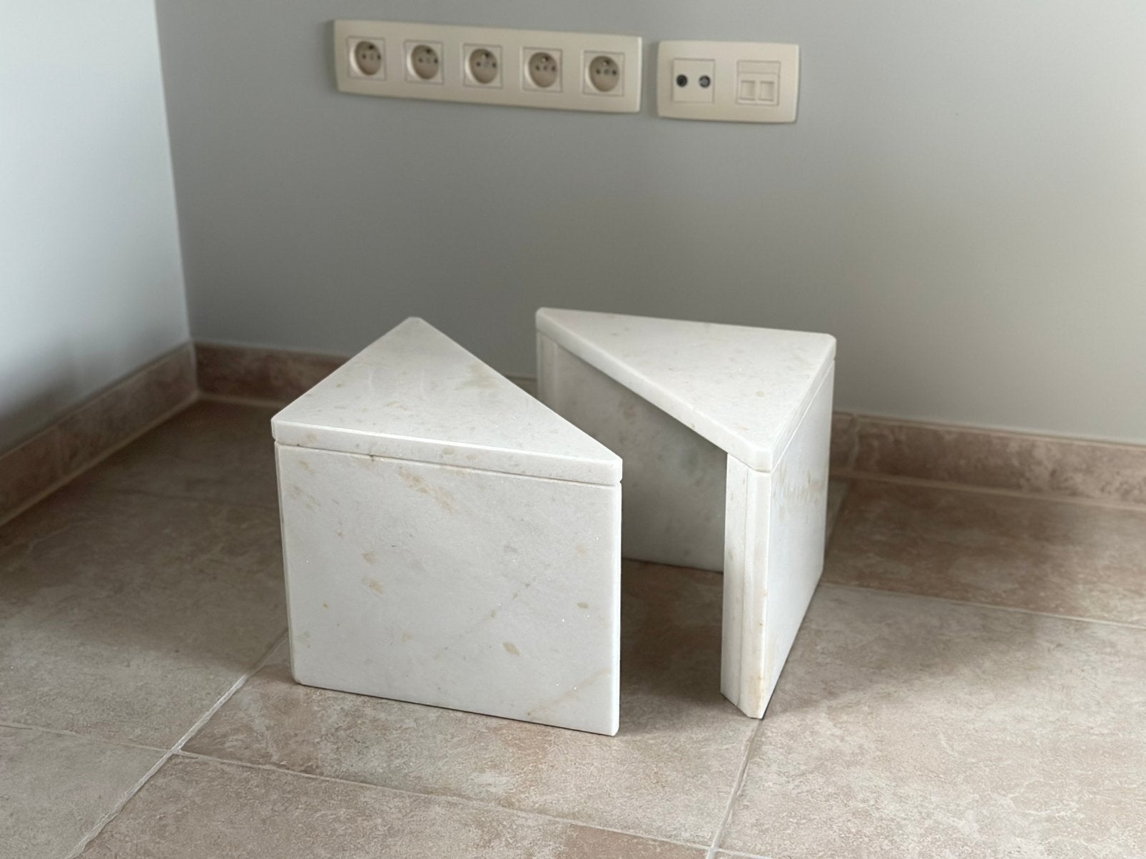 Vintage marble coffeetable’s, Enlèvement