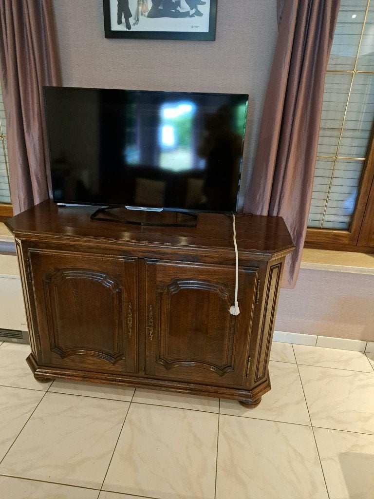Tv kast (zonder tv ), Ophalen, Gebruikt, Eikenhout