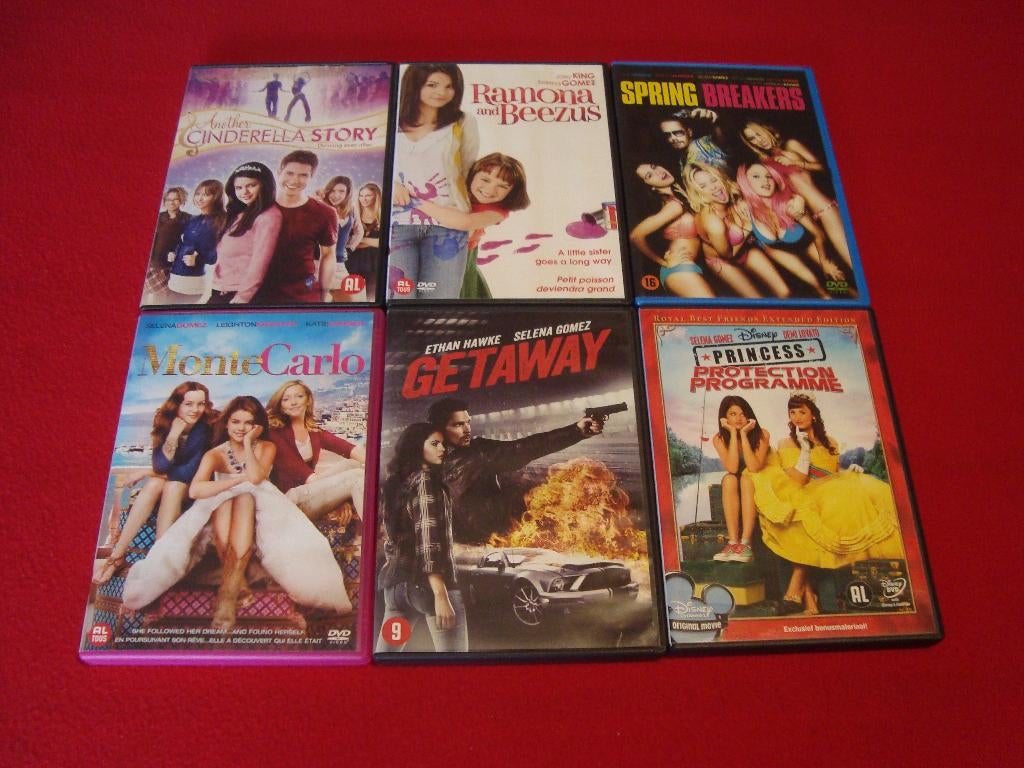 6 dvd's met selena gomez, Ophalen of Verzenden