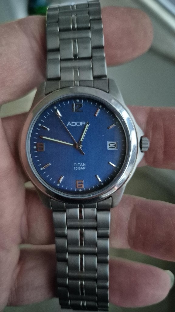 👍Nieuwe Horloge “Adora“ heren- en jongens > Titan 10 bar =>, Bijoux, Sacs & Beauté, Montres | Hommes, Autres marques, Enlèvement