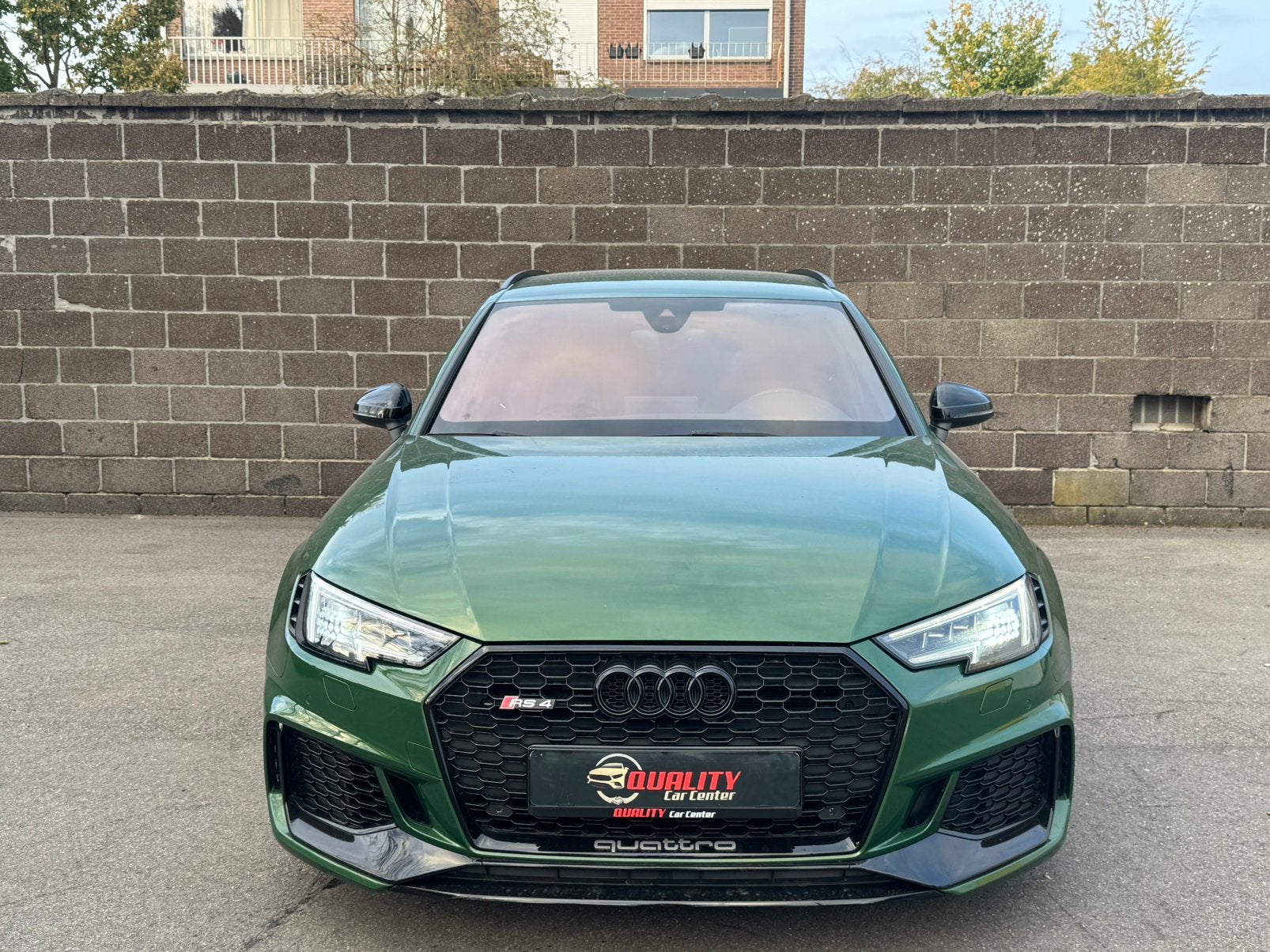 Audi RS4 Sanoma Green 2018 2.9TFSI 450pk Quattro FullOption, Autos, Cuir, Achat, Euro 6, Entreprise