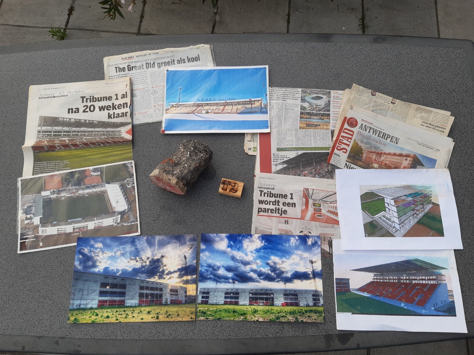RAFC Bosuil lot tribune 2, Ophalen of Verzenden