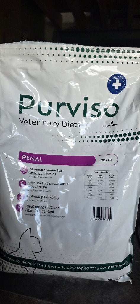 Niervoeding kat, Ophalen, Kat