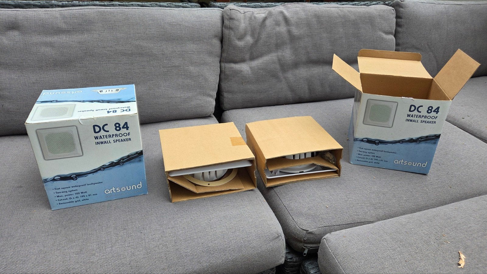 4x Artsound DC 84 Waterdichte Inbouw Luidspreker - Nieuw, Ophalen of Verzenden, Nieuw
