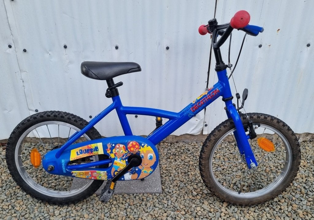 16 Inch meisjesfiets, Ophalen, Zo goed als nieuw, 16 inch, Handrem